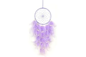 ‎AMONENZ AMONENZ Traumfänger Gross Lila Traumfänger Boho, Aufhängen Vintage, für Raumdekoration Hochzeitsdekoration Partydekoration