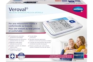 Veroval Tensiomètre de Bras : Tensiomètre de bras pour une mesure simple et rapide, avec brassard Secure-Fit ergonomique