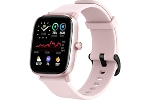 Amazfit Smartwatch GTS 2 Mini, sportowy zegarek, GPS, Tracker aktywności, 70 trybów sportowych, czas pracy baterii 14 dni, monitorowanie częstotliwości bicia serca, snu i stresu, dla mężczyzn i kobiet