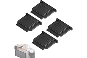 VYZUTR Hot Shoe Cover für Sony,Blitzschuh-Abdec,Blitzschuhabdeckung für Sony,Abdeckung für Zubehörschuh,Blitzschuh,Abdeckkappe Geeignet für Sony A9 A77II A7riii A7S A3500 A3000 A6000 A7 A7R NEX-6,etc,4 Stück