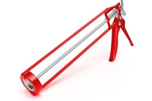 Zuvo Silicone Caulking Gun for Standard Cartridges – Heavy-Duty Sealant Applicator for DIY Sealing Projects