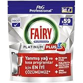 Fairy Professional Platinum Plus Bulaşık Kaps&uuml;lleri, 59 Yıkama