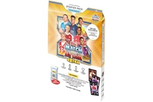 Topps UCC Match Attax Extra 2026 - Starter Pack – Version Exclusive en Ligne ! Contient 50 Cartes, Plus 2 Stadium Lights Le, 1 Electrix Le aléatoire, 1 Carte Black Fire Le, Ainsi Qu’Un Lucky Packet.