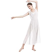 Body Danza Classica Donna - Senza Maniche, Con Gonna In Chiffon, Per Balletto E Ginnastica
