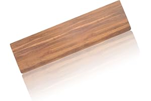 Wooden Keyboard Wrist Rest for 60% Keyboard, Black Walnut Wood Wrist Rest Pad Support with Anti-Slip Rubber Base, MageGee Ergonomic Comfortable Keyboard Palm Rest for Pain Relief, Easy Typing