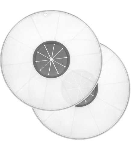 Couvercle Anti-éclaboussures Pour Bol - Silicone Et PP - 34cm - Cuisine Sans Gâchis