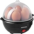 Daewoo Essentials Egg Boiler For Boiled Eggs, 7 Portions, Soft Medium And Hard Egg Indicator, Ready Signal, Easy Clean And Compact Design