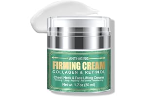 MUOCOBU Anti Aging Firming Neck Cream - Anti Wrinkle Collagen Cream, Face Moisturizer Retinol Cream, Chest Neck & Face Cream Repairing|Lifting|Moisturzing Skin Care for Men | Women(1.7 OZ)