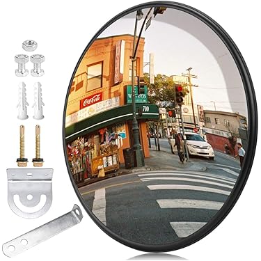 Specchio Convesso Sicurezza Stradale 20x24cm - Per Garage, Vialetti E Incroci - Foto 10