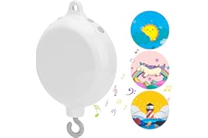 FITNATE Caja Musical para Bebe, Caja Musical Móvil para Cuna de Bebé, Juguete de la Cama de la Cuna, Musical Bell Doce Dulces Melodías