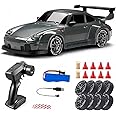 Drift RC Car 1:24 Scale – 4WD High-Speed Remote-Control Racing Car with Flashing Lights, Dual Tires, USB Charging, and Accessories for Ultimate Drift Fun by Brownish Arte