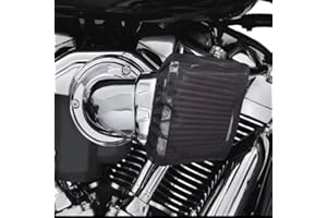 M Maintenanse Air Filter Waterproof Rain Socker Protective Cover Fit For Harley Touring Flhr Flhx Dyna Softail Road King Heavy Breather Air Cleaner (117)