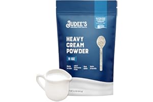 JUDEE'S GLUTEN FREE Judee's Heavy Cream Powder 11 oz - GMO and Preservative Free - Produced in the USA - Keto Friendly - Add Healthy Fat to Coffee, Sauces, or Dressings - Make Liquid Heavy Cream