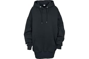 Urban Classics Damska długa, oversize bluza z kapturem Bluza z kapturem Kobiety