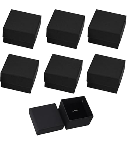 4 Schwarze Schmuckkästchen Mit Tragetaschen - Elegante Aufbewahrung Für Armbänder & Ringe