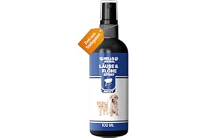 HELLO ANIMAL NEU: HelloAnimal® LÄUSE & FLÖHE Spray für Hunde und Katzen - für Ihr Haustier mit SOFORTWIRKUNG
