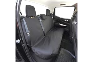 UK WHOLESALE LOWERING THE COST TO YOU My Van Seat Covers MVSC243B Tailored Waterproof Rear Seat Covers Black - To Fit Nissan Navara NP300 2016 Onwards