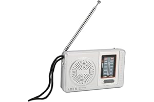 Radio Portable AM/FM, Bewinner, Personnelle à Piles 2AA avec Réception Longue Portée, Radio à Transistor AM/FM à Puce Haut-Parleur Intégré pour Les Urgences de Voyage