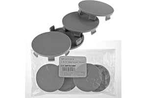 RKC 4X 60 mm Nabenkappen Felgen Deckel Radnaben Kappen Grau für Brock RC Design Platin