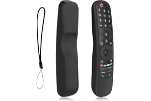 HUGWAIT Etui kompatybilne z LG AN-MR21GA AN-MR21GC AN-MR22GA AN-MR22GN MR23GA MR24GA Smart TV, silikonowe etui ochronne do LG Magic Remote 2021/2022/2023/2024