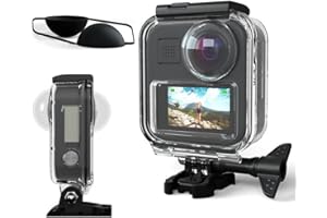 Taoric Caja de Carcasa Impermeable para Gopro MAX Acción Cámara, Carcasa Protectora de Buceo bajo el Agua 30M con Soporte Accesorios