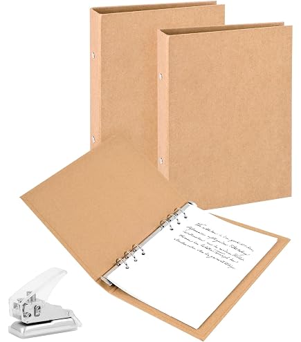 Couverture De Classeur A5 6 Anneaux En PVC Souple Transparent - Matériau Mat, Imperméable, Rechargeable, Idéal Pour Tampons, Matrices Et Organisation De Documents - 3