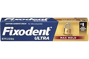 Fixodent Ultra Max Hold Dental Adhesive, 2.2 oz