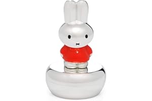 Zilverstad First Tooth Box Miffy 65 Year 6 x 4 cm Orange Skirt Sp./Lacq, Zinc Alloy, Silver Coloured, 39x39x59
