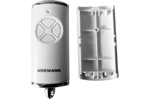Hörmann Handsändare skydd HSE4BS högglans vit 4510783 tomt hölje utan batteri utan kretskort, reservdel övre och nedre skal