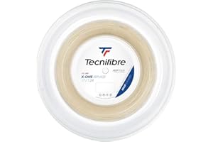 Tecnifibre Bobine 200 M-X-One BIPHASE - Cuerda de Tenis para Adulto, Natural, 1,24/200 m