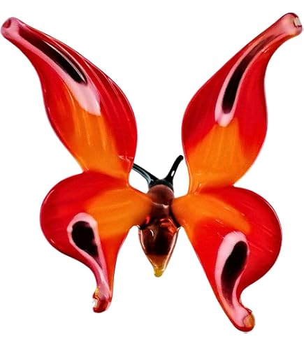 Orchideenstab Mit Schnecke - Bunt, Handgefertigt Aus Glas, Ca. 48 Cm - Deko & Stütze