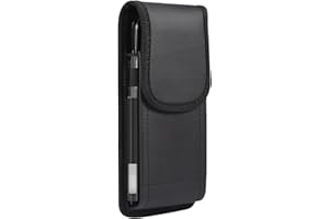 Baiyian Handy Gürteltasche mit Gürtelclip Halfter Handytasche Gürtel Kompatibel für Galaxy Xcover 5 S23 S22 S24 iPhone SE 2022 13mini 8 7 6 12mini X XS - Schwarz