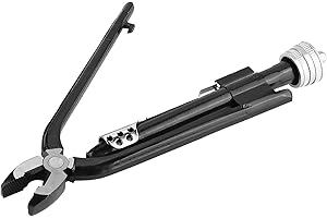 Mumisuto Pince à Torsader les Fils de 6 pouces, Pince a Rivet, Torsade de Fil de Sécurité en Acier à Haute Teneur en Carbone avec Ressort de Rappel et Mâchoires de Verrouillage