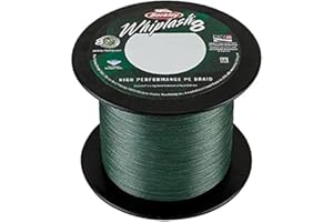 Berkley Whiplash 8 Braided Fishing Line - 100% Dyneema 8 Strand Braid for Saltwater and Freshwater Fishing