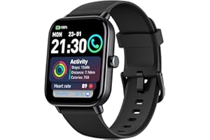 AEAC Smart Watch for Men(Answer/Make Call), Alexa Built-in 1.8" HD Mens Smartwatch with Heart Rate/SpO2/Sleep Monitor, 110+ Sports, IP68 Waterproof Step Counter Fitness Tracker for iPhone/Samsung/Android