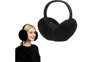 SEDEX Ear Muffs Women Girls Skiing Accessories Fluffy Foldable Adults Earmuffs Thermal Ear Warmer Protection from Wind Ladies Gift for Winter