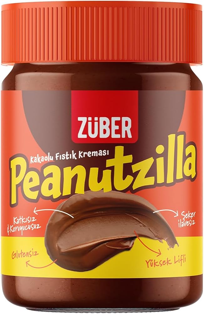 Züber Peanutzilla Kakaolu Fıstık Kreması 315 Gr