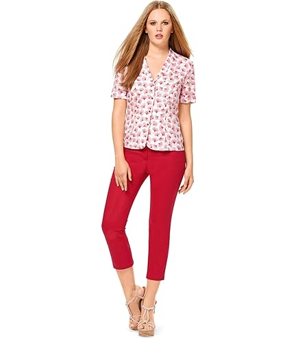 Burda Sewing Pattern 6446 Woman's Plus Size Blouse And Tunic