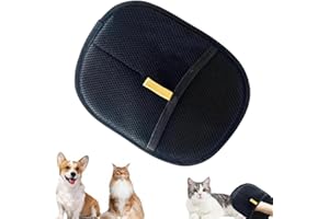 SIUWDDEE Guanti Elettrostatici Per Rimozione Pelliccia Spazzola Togli Peli Cani Gatti - Guanti Toelettatura Raccolta