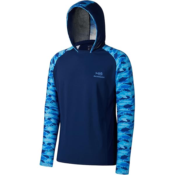 Chemise Reel Life Homme XL Bleu Blanc Manches Longues Performance Pêche