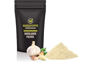 ‎HANSE&PEPPER GEWÜRZKONTOR 500g Knoblauch Pulver fein Sehr Aromatisch Vegan natürlich vom Hanse&Pepper Gewürzkontor - Gourmet Serie