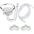 Jainsons Pet Products Boyu CO2 Diffuser Aquarium Glass Bubble Diffuser with 2 Suction Cup and 2 Meter Pipe for Aquarium Planted Fish Tank (BOYU-CO2-DIFFUSER-CO-100) (Air Pump Not Included)