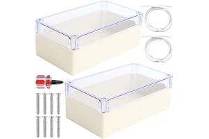 2 st vattentät kopplingsdosa för utomhusbruk, IP65-kopplingsdosa, utomhus, elektrisk projektbox, kopplingsdosa, elektrisk kop