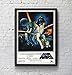 Produktbild Star Wars Film Gerahmter Kunstdruck Poster A3. Hohe Qualität.