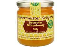 ALLGÄUER WANDERIMKEREI VERTRIEBS GMBH Allgäuer Wanderimkerei Deutscher Blütenhonig 500g I regionaler Genuss I fein-aromatisch I naturbelassen & hochwertig I Gesund