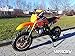 Produktbild Dirt Bike 49cc - Enduro 10 Zoll Bereifung + Sportluftfilter & Sportauspuff + Aluminium Seilzugstarter 120 x 20 x 59 cm (LxBxH) Orange