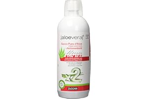 ZUCCARI Aloevera 2 Succo Puro D'aloe A Doppia Concentrazione E Antiossidanti, 1000 ml