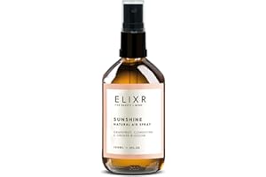 ‎ELIXR ELIXR Raumspray Sunshine 100ml I Grapefruit Mandarine Orangenblüte I 100% naturreine ätherische Öle I Raumduft, Duftspray, Lufterfrischerspray