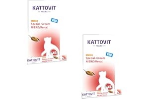 Kattovit Feline Nerka/Renal Spezial-Cream – karma uzupełniająca dla kotów z kurczakiem – dwupak – 2 x 6 x 15 g