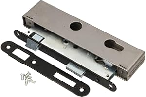‎KOTARBAU KOTARBAU Mortise Lock 72/34 PZ with Box Galvanised Left/Right Tubular Frame Lock Door Lock Indoor/Outdoor Security Lock (Left)